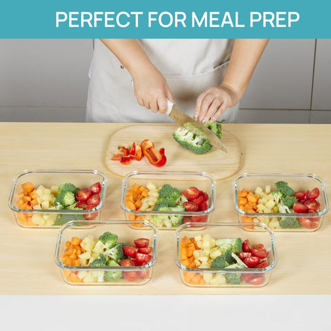 Vtopmart glass is BPA-free, lead-free, and acid-resistant for varied dishes.