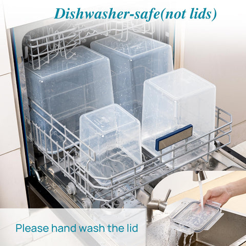 Vtopmart BPA-free plastic construction for safe kitchen storage.