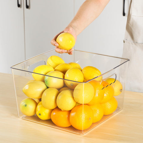 Vtopmart BPA-free polyethylene bin emphasizes durability and long-term use.