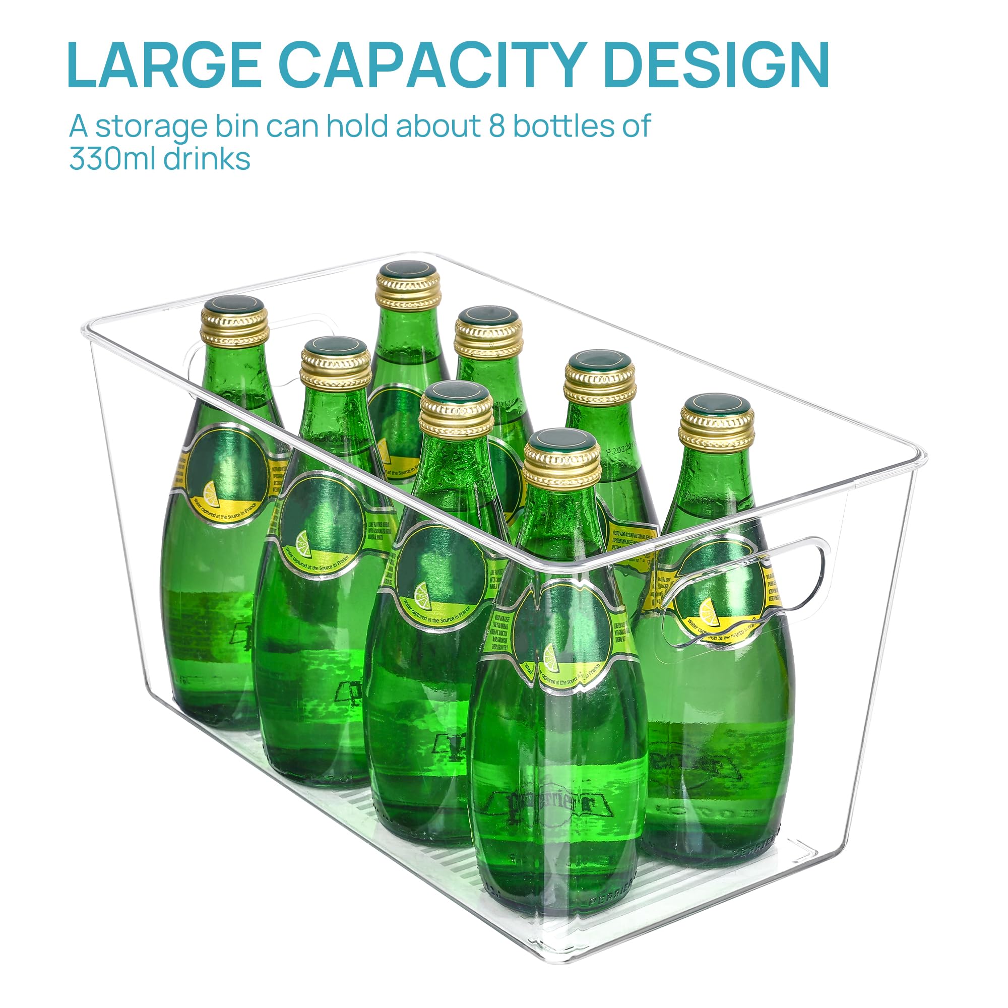 Vtopmart handwash-only bin keeps clarity with gentle cleaning