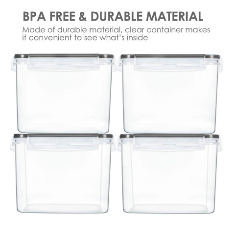 Vtopmart included measuring cups and labels for precise labeling and measuring.