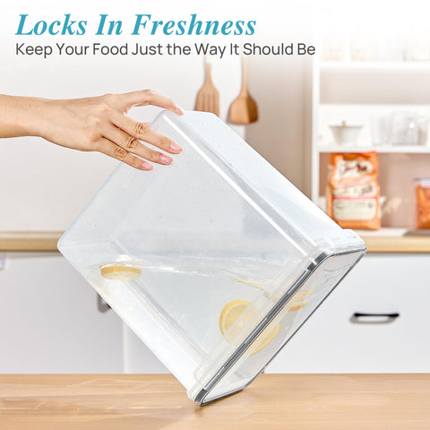 Vtopmart labeled containers with markers help quick identification.