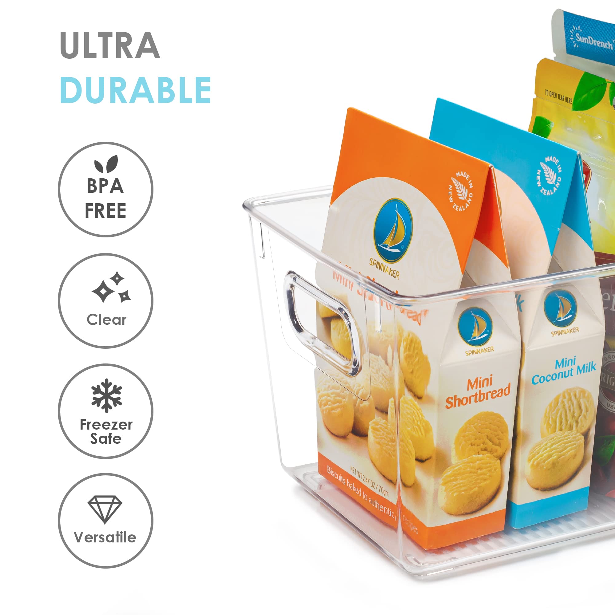 Vtopmart versatile storage bin for closets, laundry, and toys