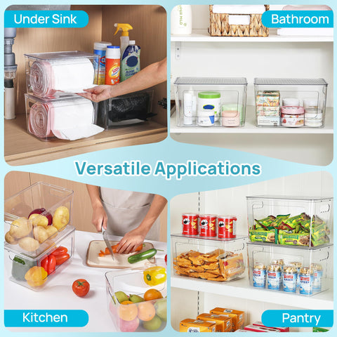 Vtopmart easy-access dispenser is ideal for daily bag management.