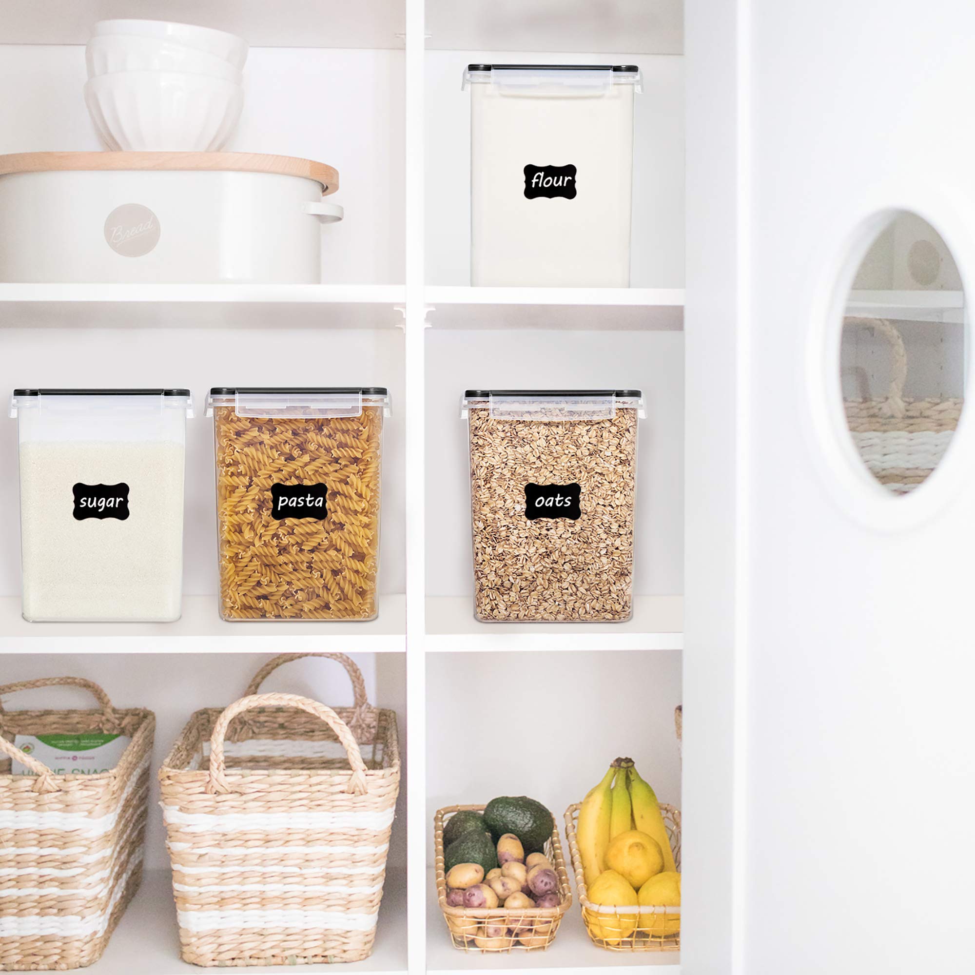Vtopmart pantry organization boosts kitchen efficiency and tidiness.