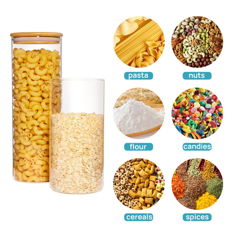 Vtopmart reusable labels help you organize contents with quick updates.