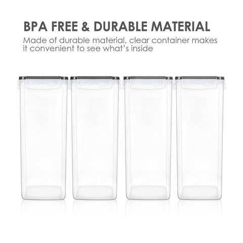 Vtopmart stackable design saves kitchen storage space