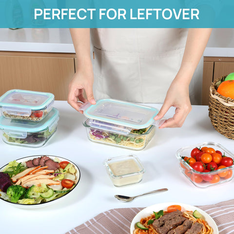 Vtopmart stackable design saves cabinet space when not in use.