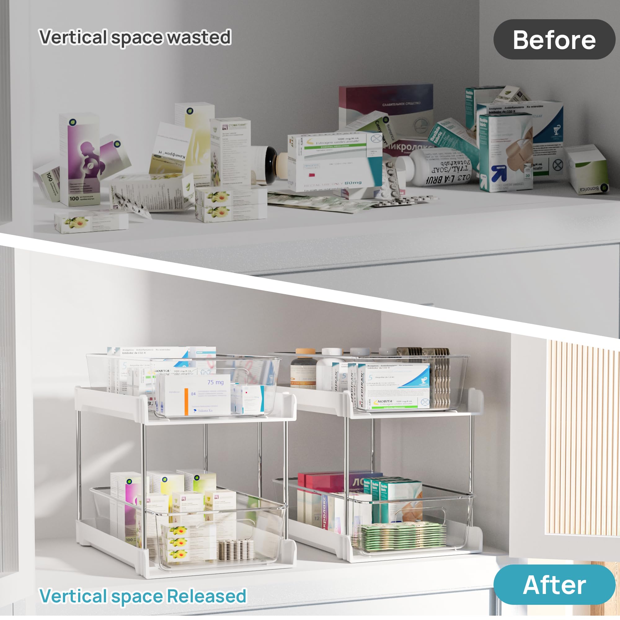 Vtopmart stainless steel support tubes reinforce a stable, sturdy frame.