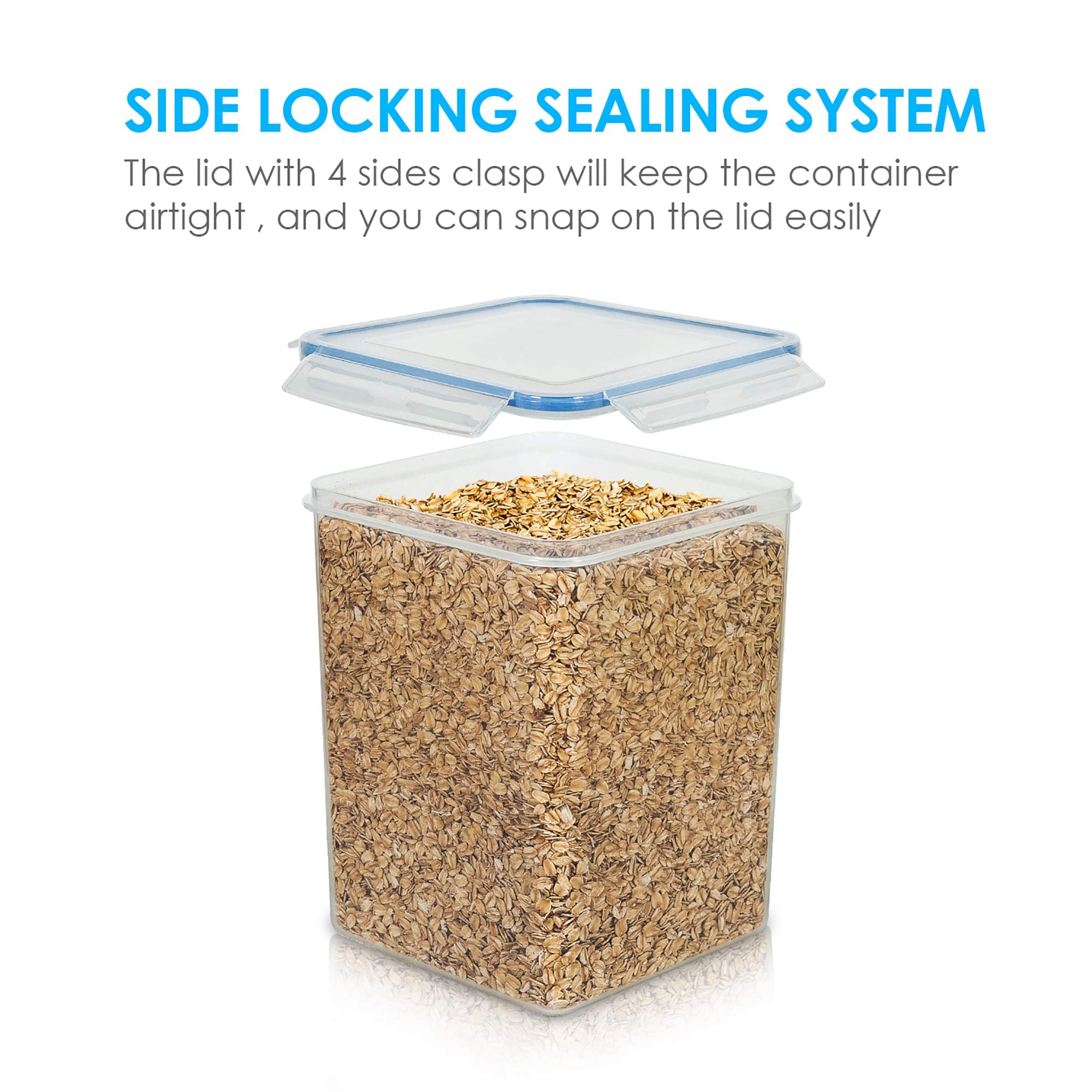 Vtopmart wide mouth opening for easy scooping with measuring cups