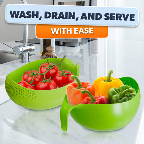 V TOWER ABS plastic rice strainer designed for daily use