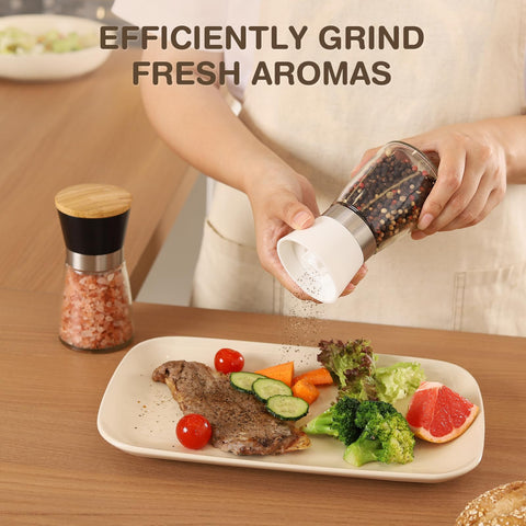 Vucchini bamboo lid protects spices and preserves aroma.