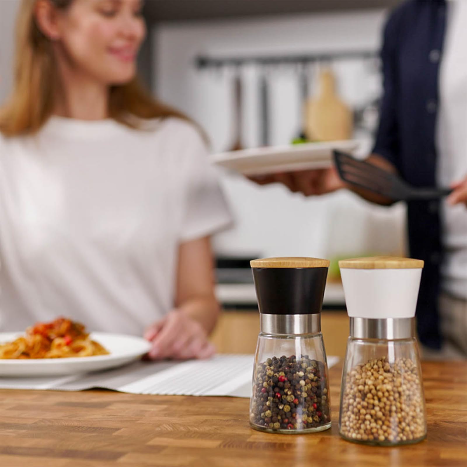 Vucchini elegant black and white design suits modern kitchen decor.
