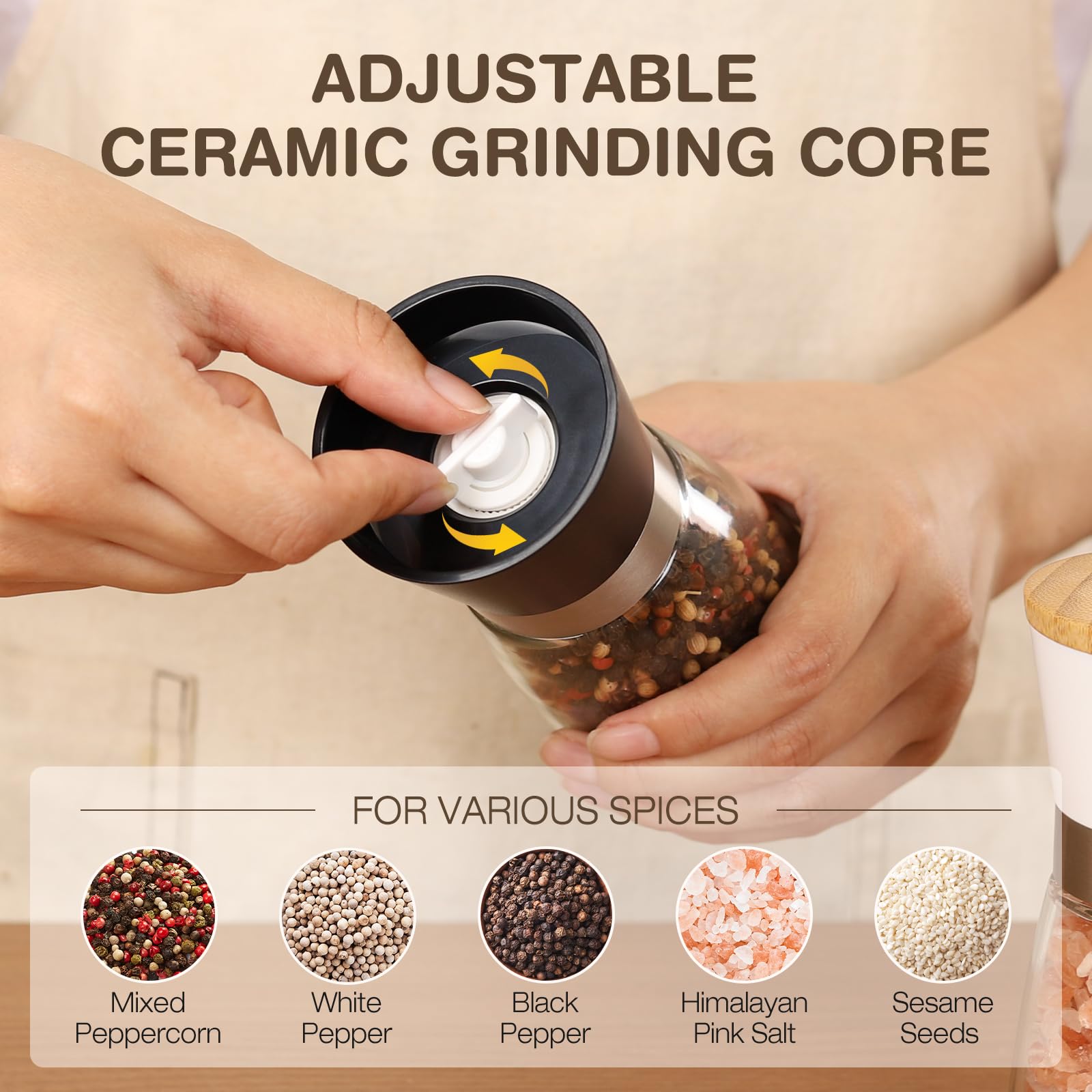 Vucchini stainless steel ring ensures durability and smooth operation.