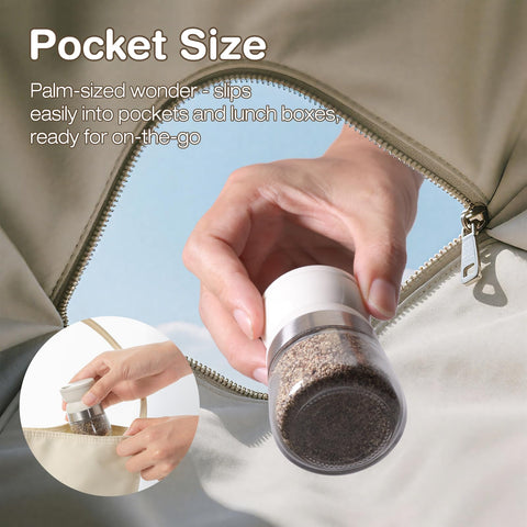 Vucchini shaker ergonomic non-slip grip prevents spills during use.