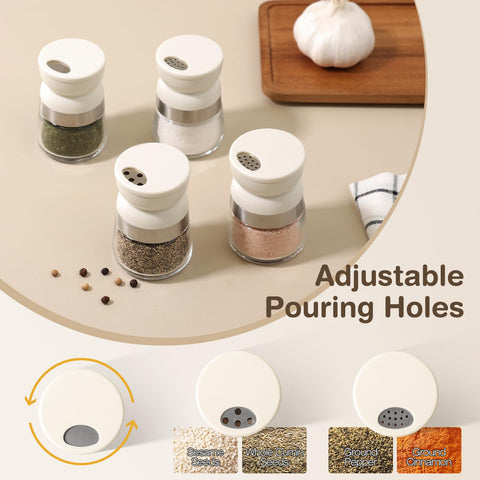 Vucchini shaker wide-mouth opening makes refilling quick and clean.