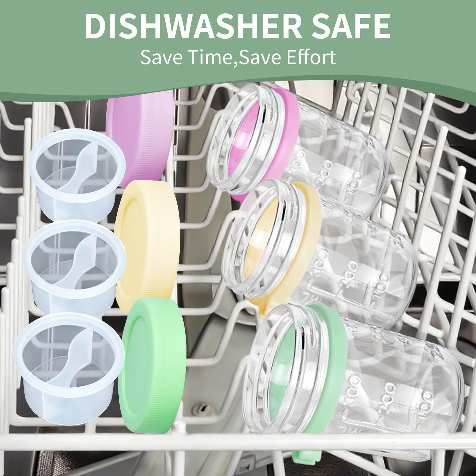 Silicone gasket lid seals tightly to prevent leaks during travel