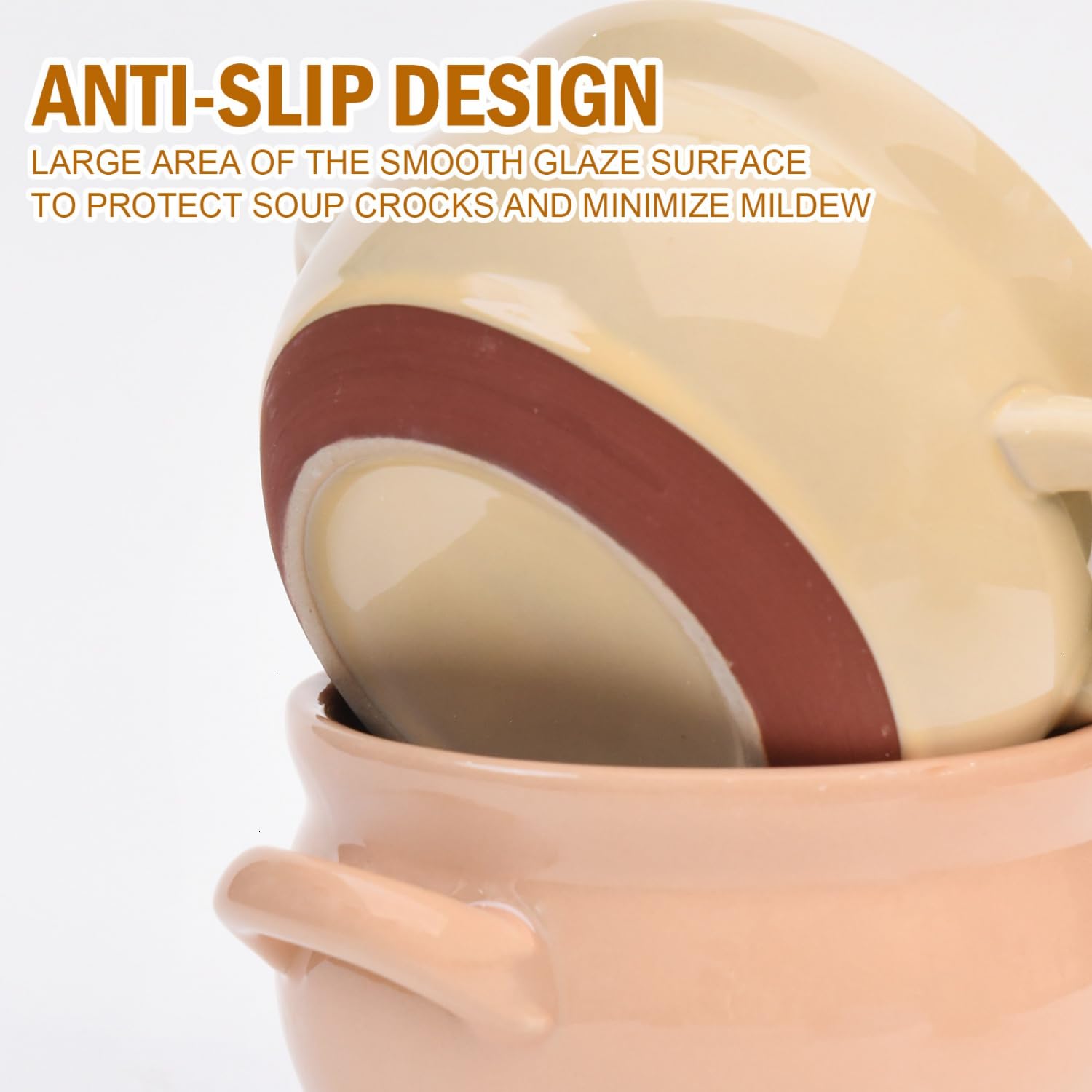 Vumdua gift-worthy ceramic soup bowls set for holidays or birthdays.