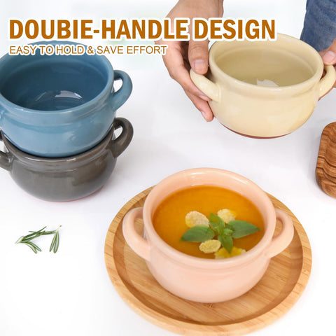 Vumdua pot pie and chili serving bowl, perfect for cozy dinners.