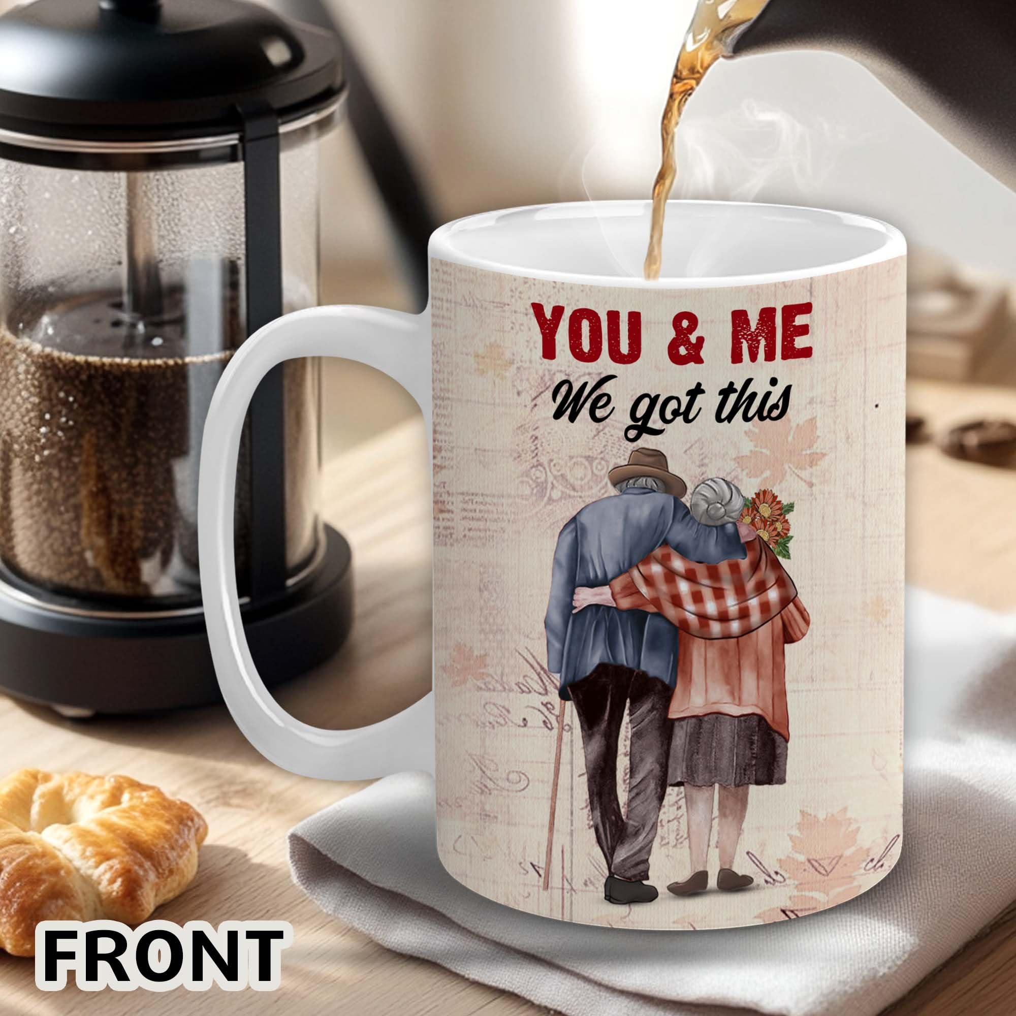 VUNVUT86 ceramic mug with glossy finish for daily coffee