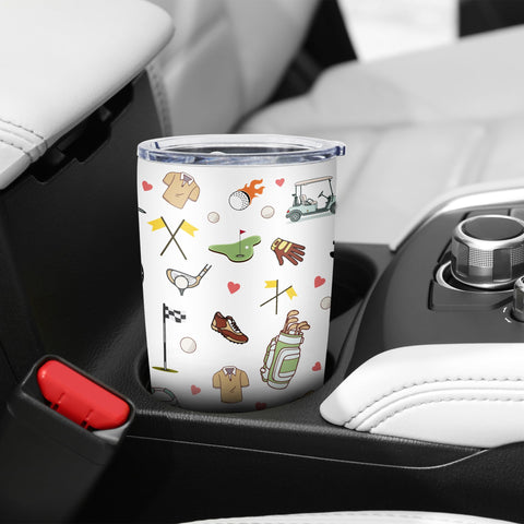 Vuxoye indoor outdoor use tumbler for pool, garden, or course