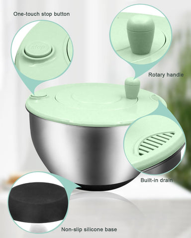 VVAKAM 5.3QT capacity highlights ample room for meals and batching.