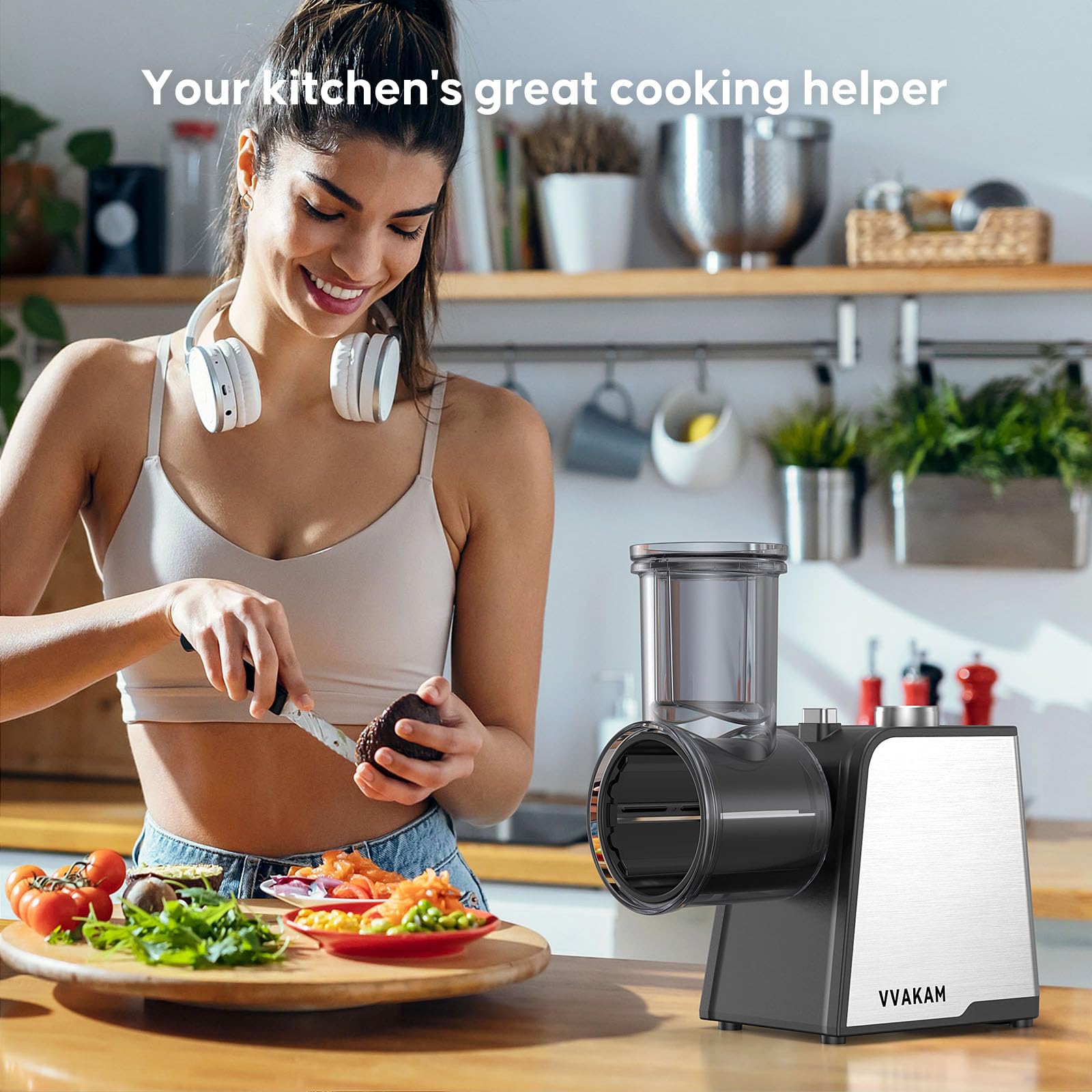VVAKAM compact storage fits neatly in small kitchens.
