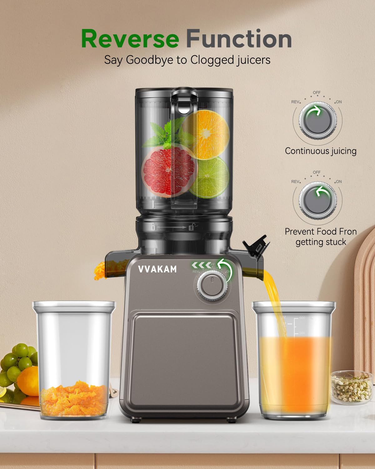 VVAKAM included accessories kit simplifies setup and first use.