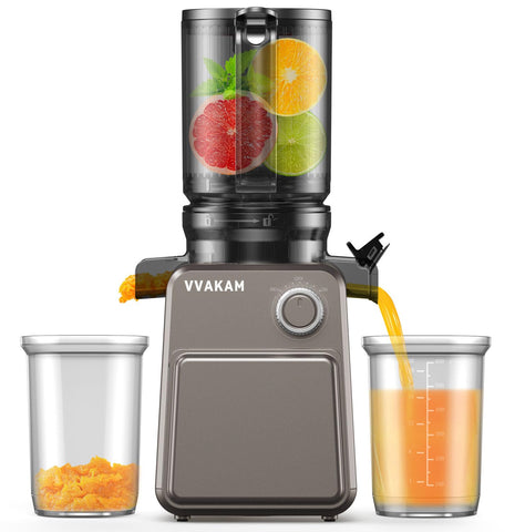 VVAKAM juicer machine 250W ready for high-yield juice extraction.