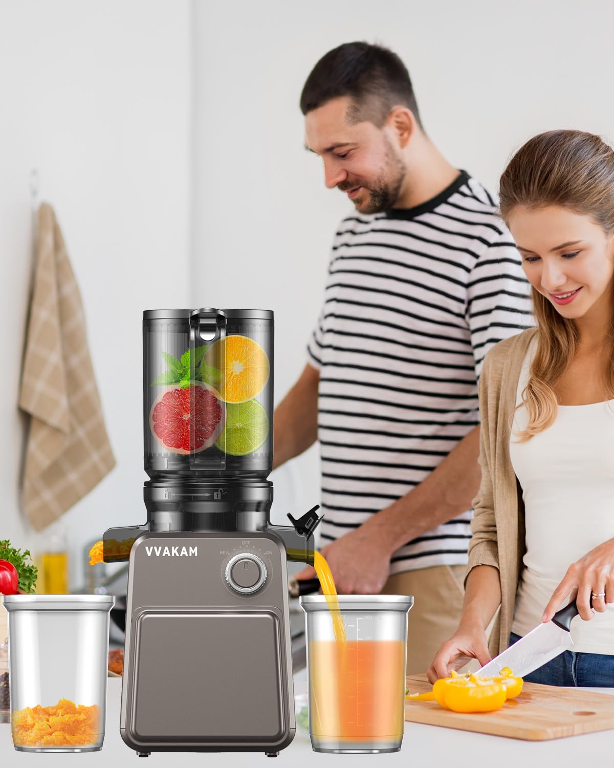 VVAKAM juicer operates quietly, ideal for early mornings and shared spaces.