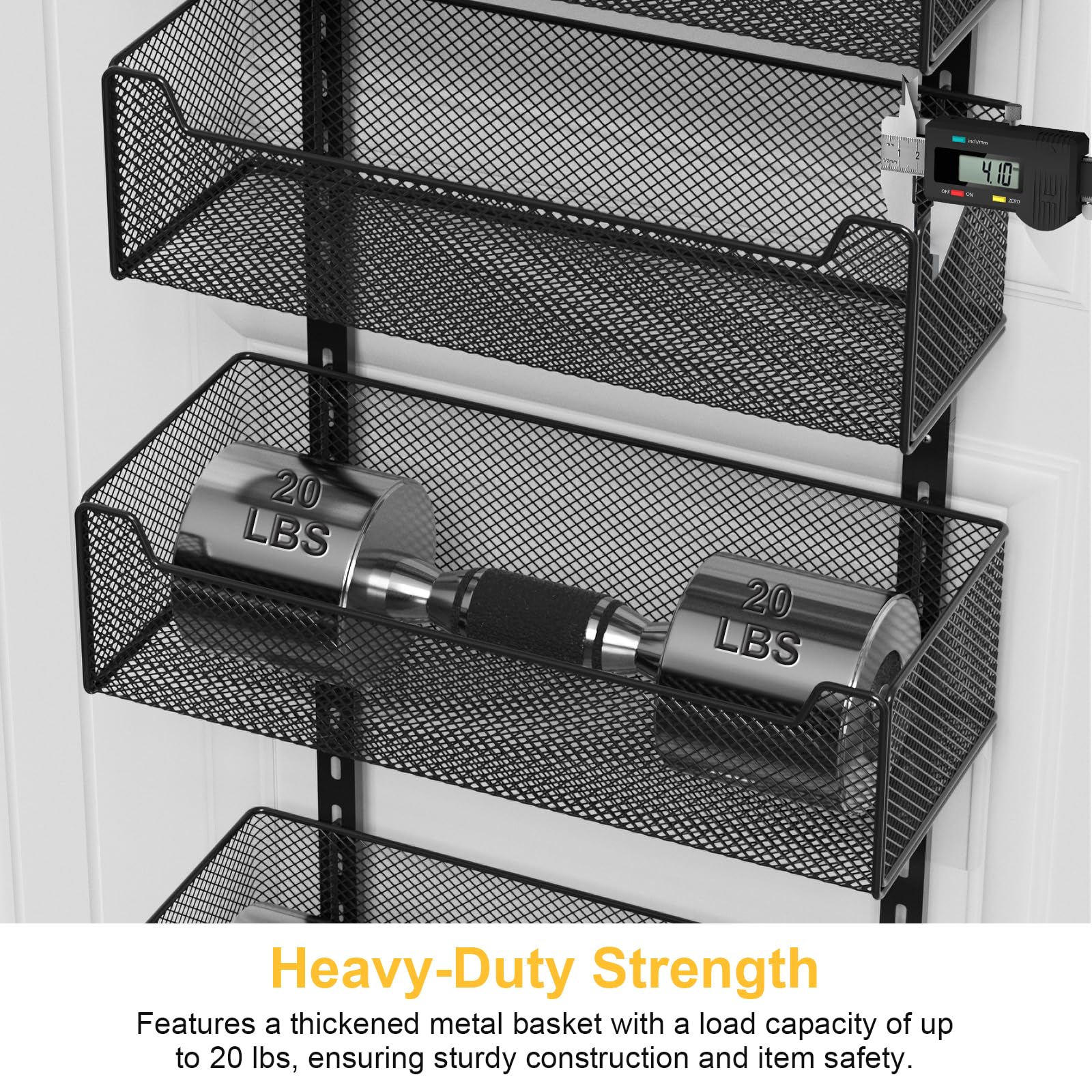 VyGrow door-stabilizers adhesive stickers keep the unit steady during use.