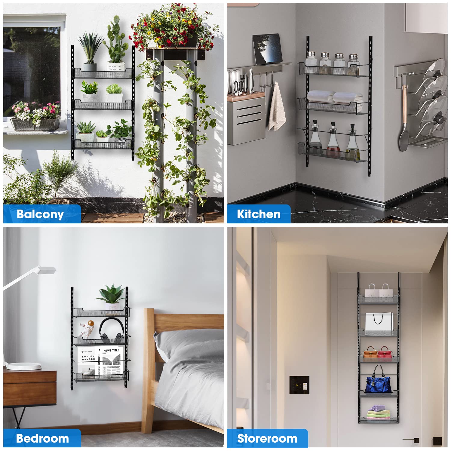 VyGrow easy assembly with wall mounting included for flexible setup.