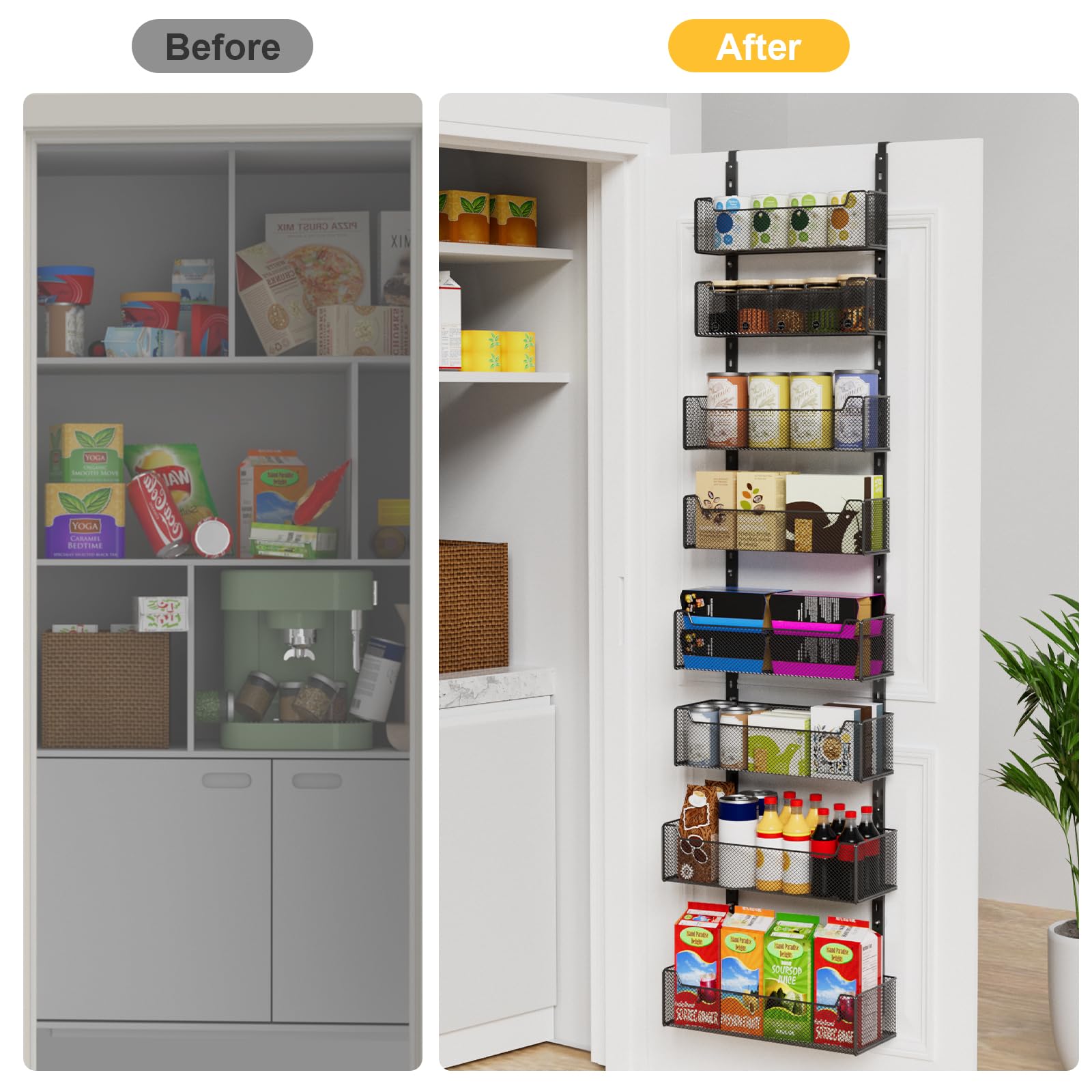 VyGrow multi-room storage suitable for kitchen, laundry, and bathroom organization.