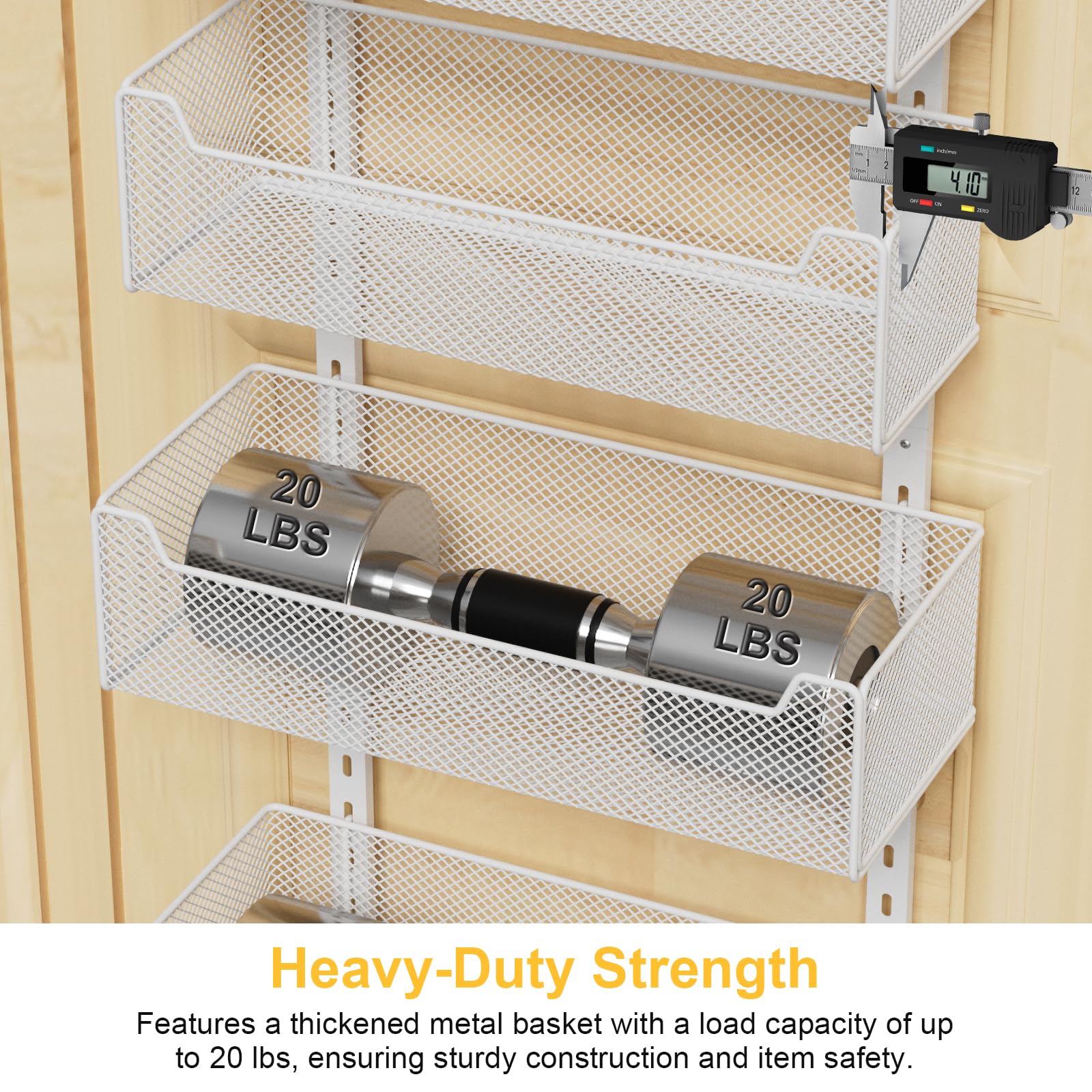 VyGrow two installation options illustrate door and wall mounting flexibility.