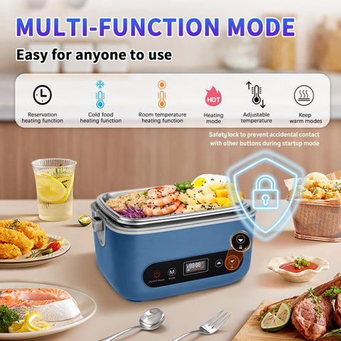 VYRALOFT lunch box open lid showing easy access to 1.2L meals