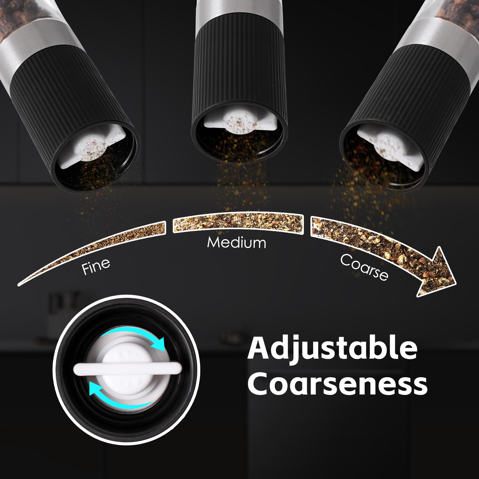 Vzaahu refillable design reduces waste and keeps seasoning ready.