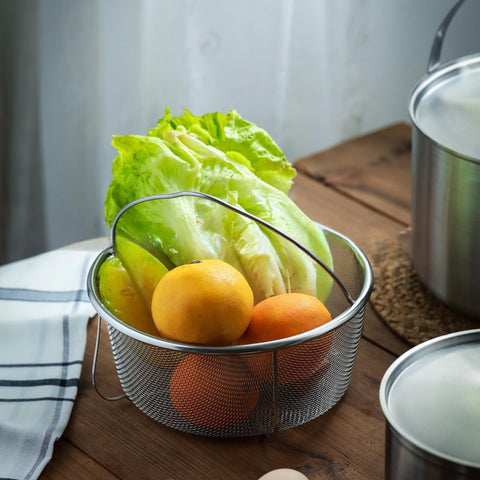Vziokk steamer basket compatible with 6 and 8 quart Instant Pots.