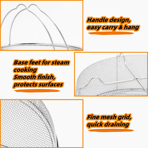Vziokk vegetable steaming basket ideal for veggies and greens.