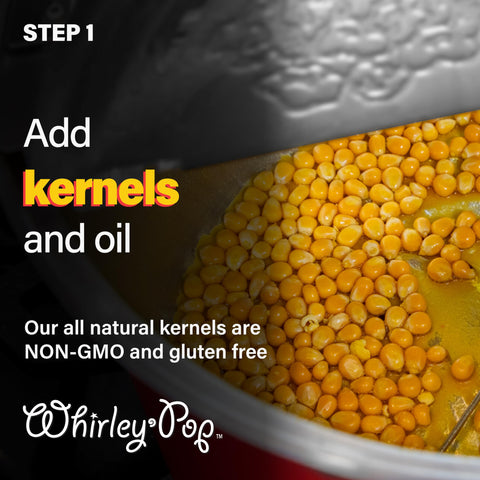 Six-quart capacity from Wabash Valley Farms Original Whirley Pop for family snacks.