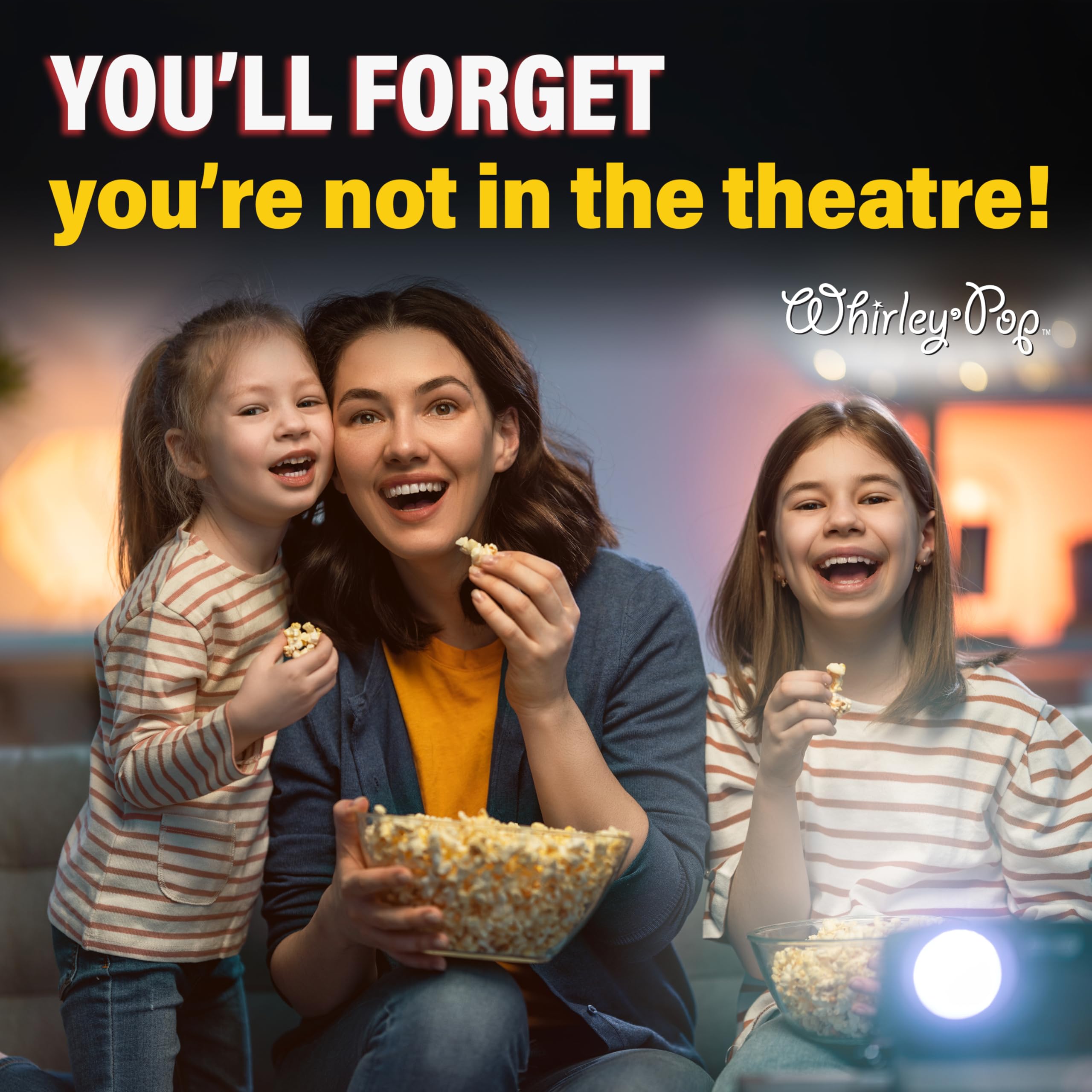 Wabash Valley Farms stylish serving bowl enhances popcorn presentation.