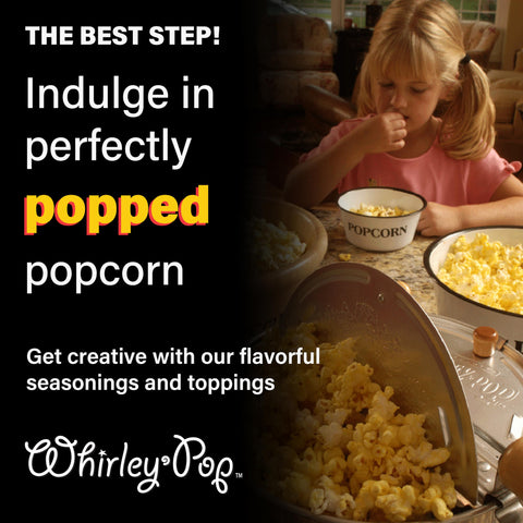 Silver Wabash Valley Farms Whirley Pop in use on the stovetop.