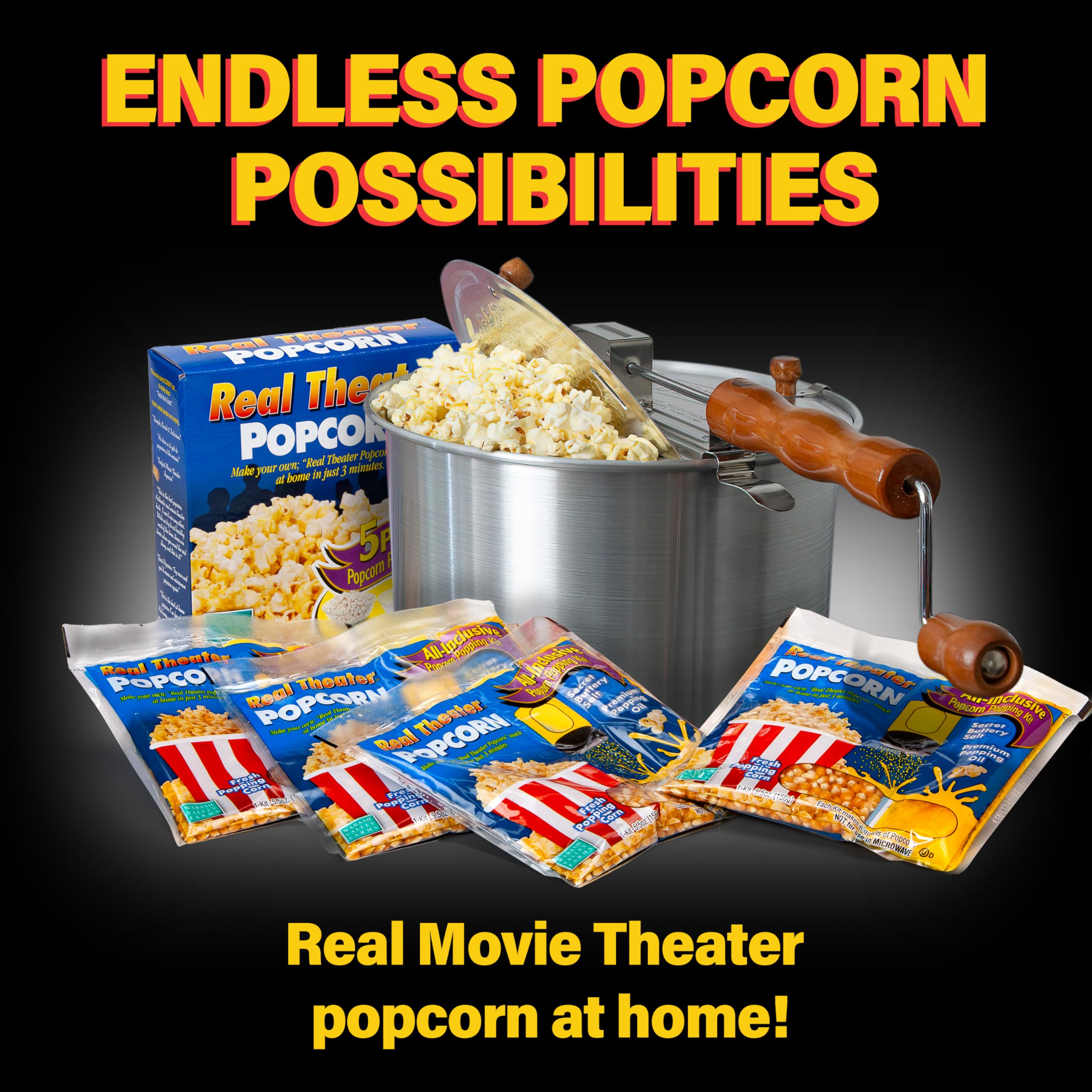 Wabash Valley Farms Whirley Pop Movie Night at Home option