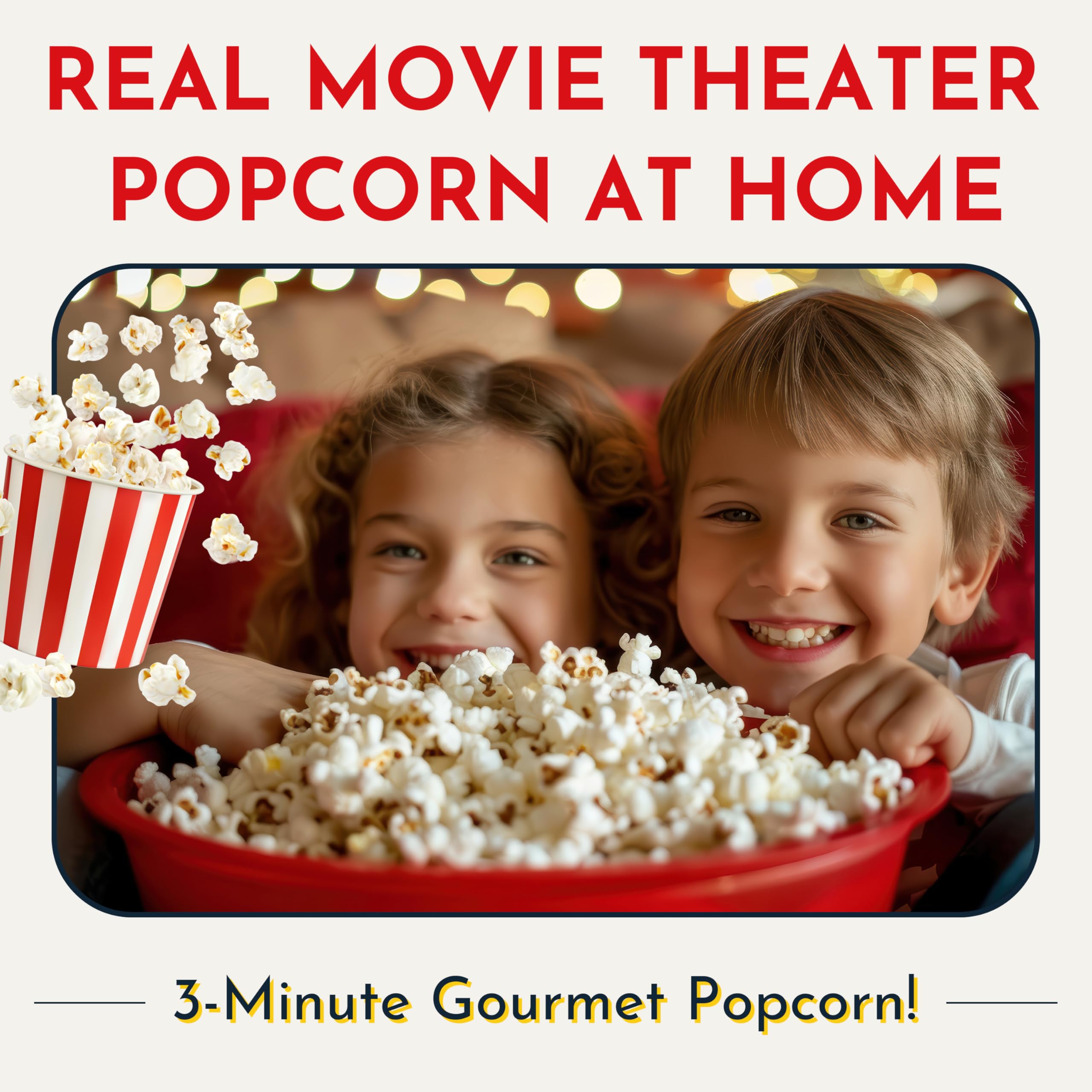 Wabash Valley Farms Whirley Pop Popcorn Popper with stay-cool wooden handle for safe stirring