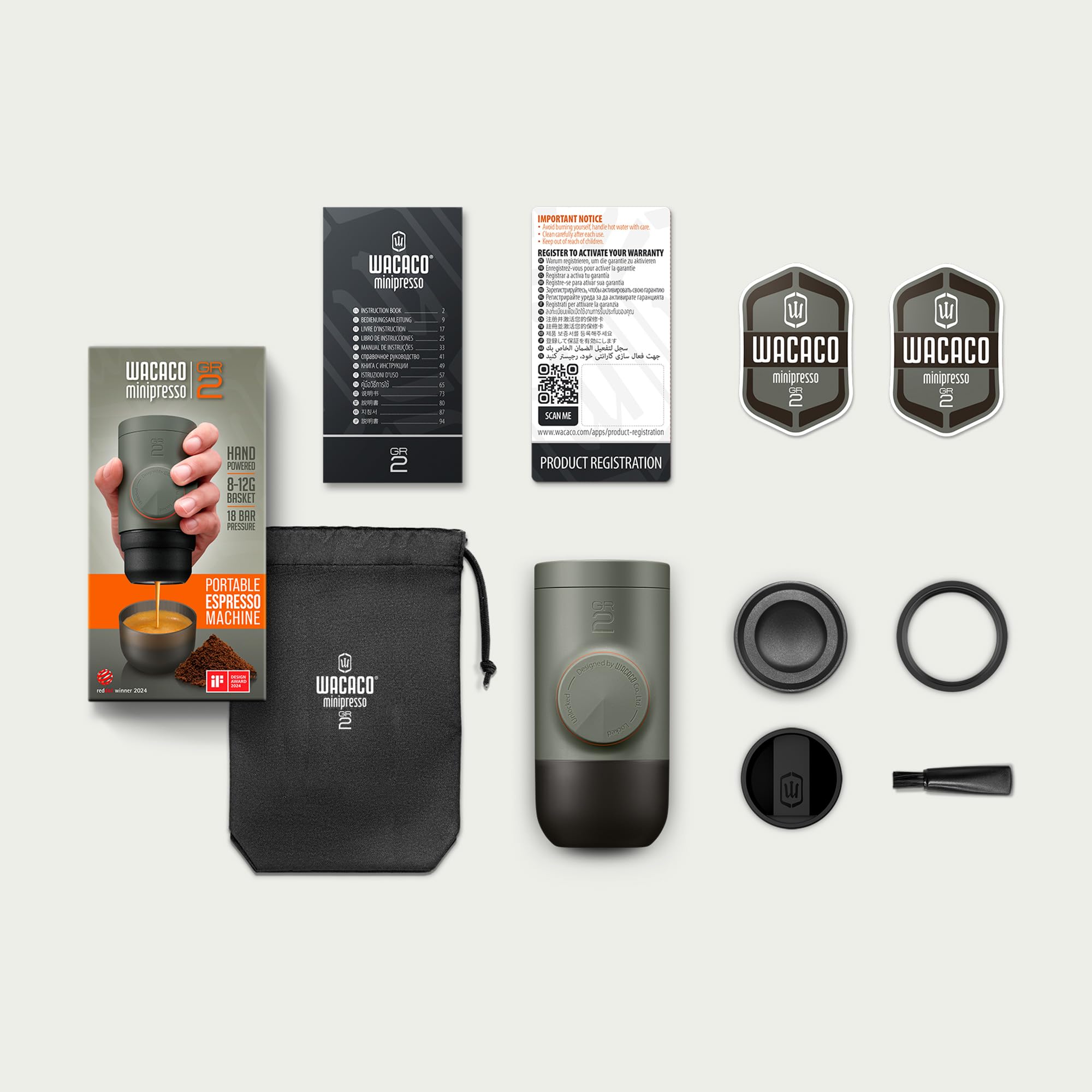 WACACO Minipresso GR2 in outdoor use enables ready-to-brew moments.