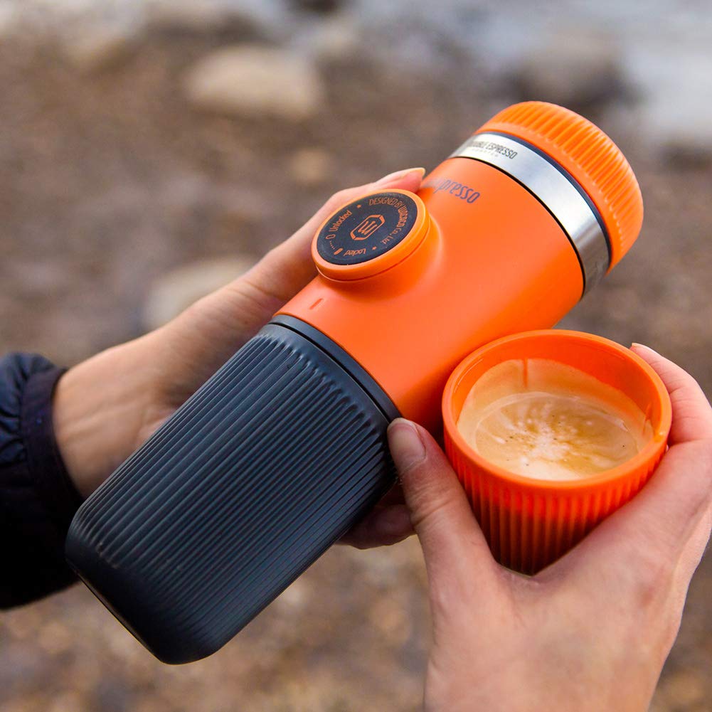 WACACO Nanopresso Barista Kit enables 18-bar extraction on the go.