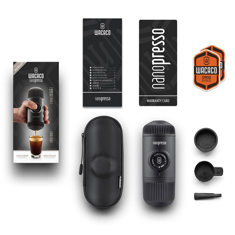 Wacaco Nanopresso compatibility with NS Adapter and Barista Kit expands options