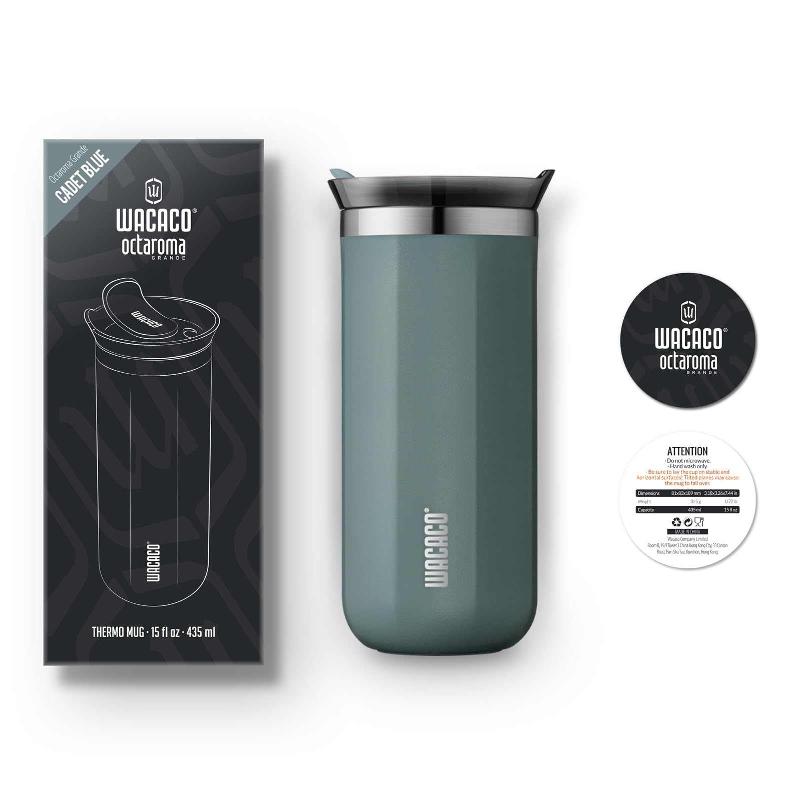 WACACO Octaroma Grande compatible with Cuppamoka for versatile use.