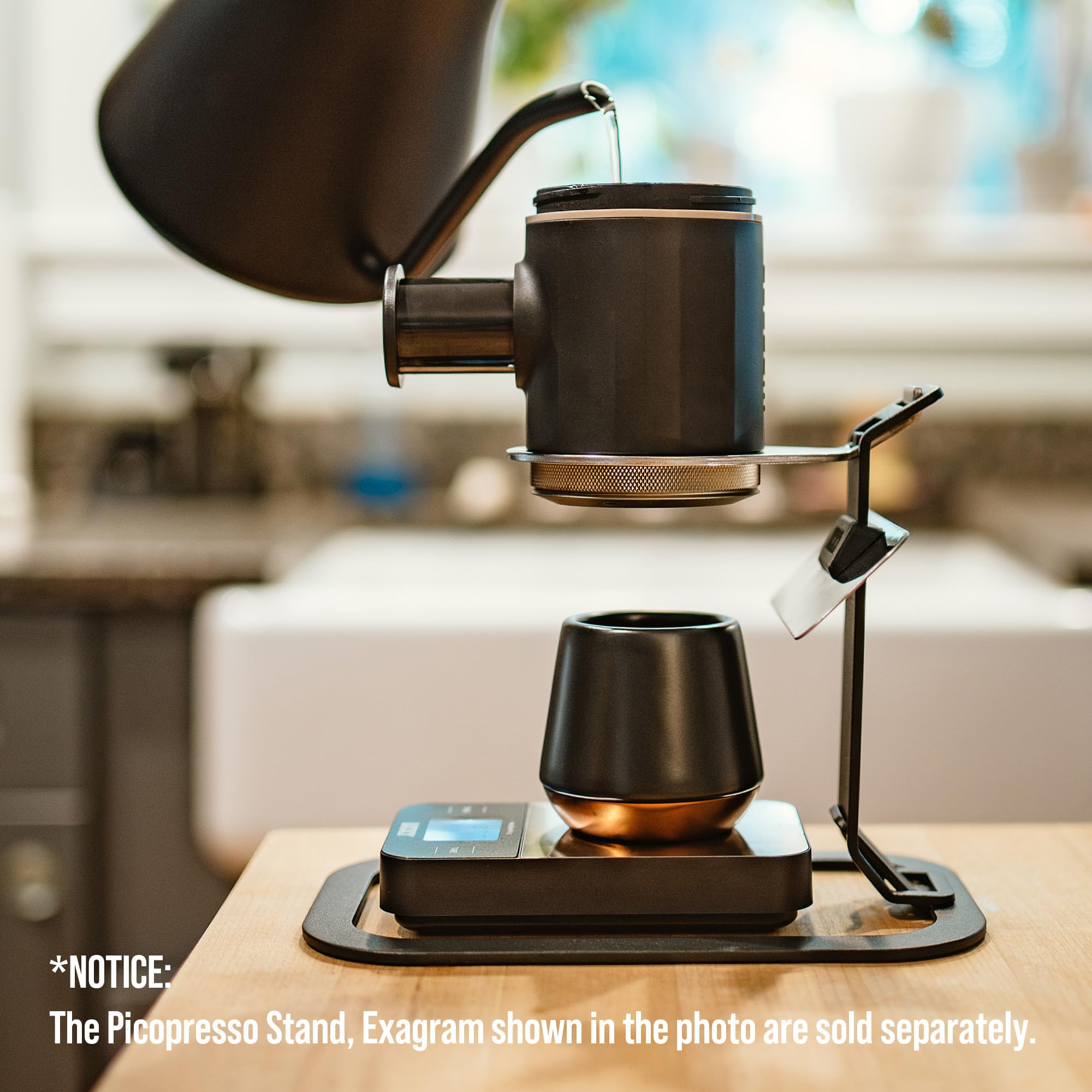 WACACO Picopresso ultra-fine-grind compatibility helps dial in flavors with fresh beans.
