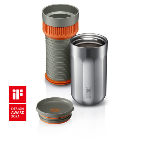 WACACO Pipamoka twist vacuum brewing mechanism shown for fast two-minute cups.