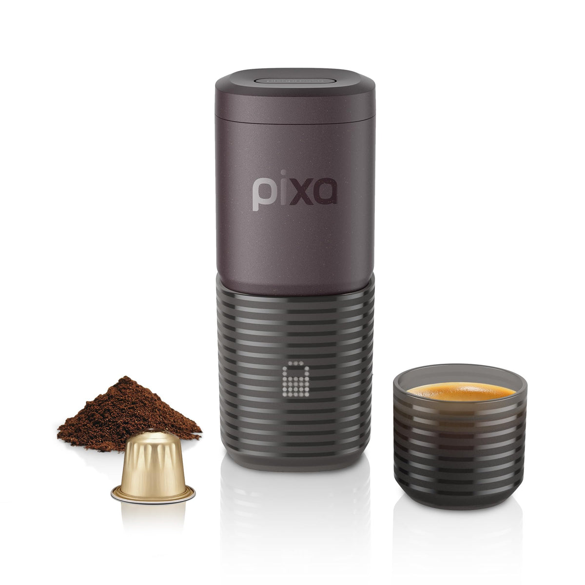 Wacaco Pixapresso compact dimensions for travel-friendly espresso.